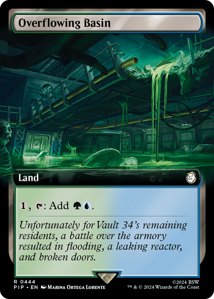 Image of Overflowing Basin (Extended Art) (PIP-444) - Fallout: (Extended Art) Foil