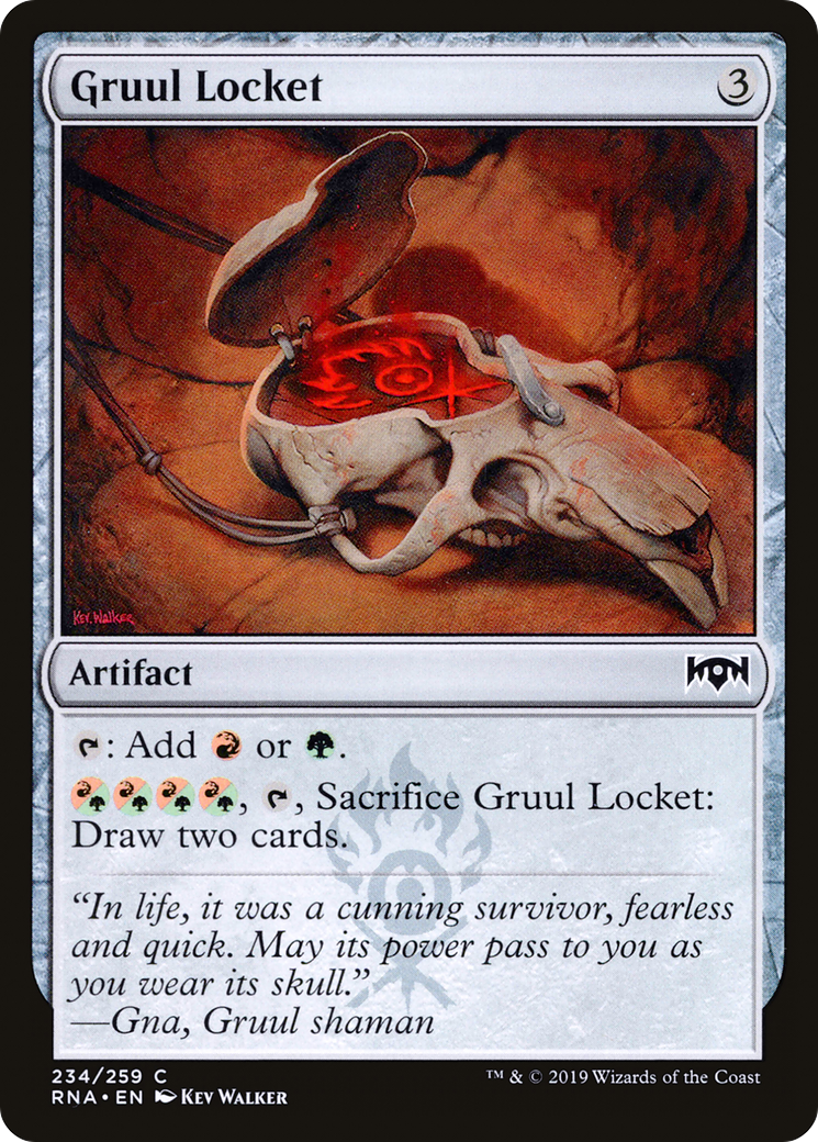 Image of Gruul Locket (RNA-234) - Ravnica Allegiance