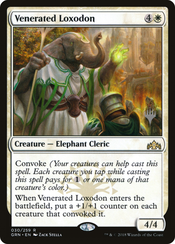 Image of Venerated Loxodon (PPTHB-030) - Guilds of Ravnica Promos