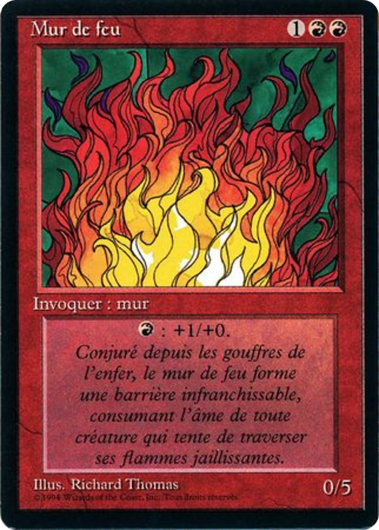 Image of Wall of Fire (FBB-) - Foreign Black Border