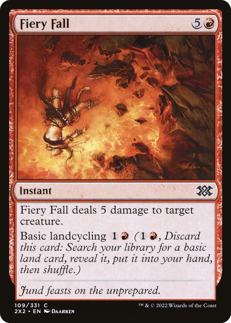 Image of Fiery Fall (2X2-109) - Double Masters 2022 Foil