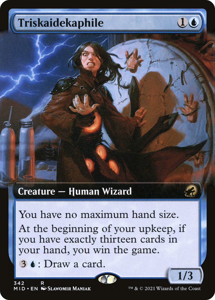 Image of Triskaidekaphile (Extended Art) (MID-342) - Innistrad: Midnight Hunt: (Extended Art) Foil