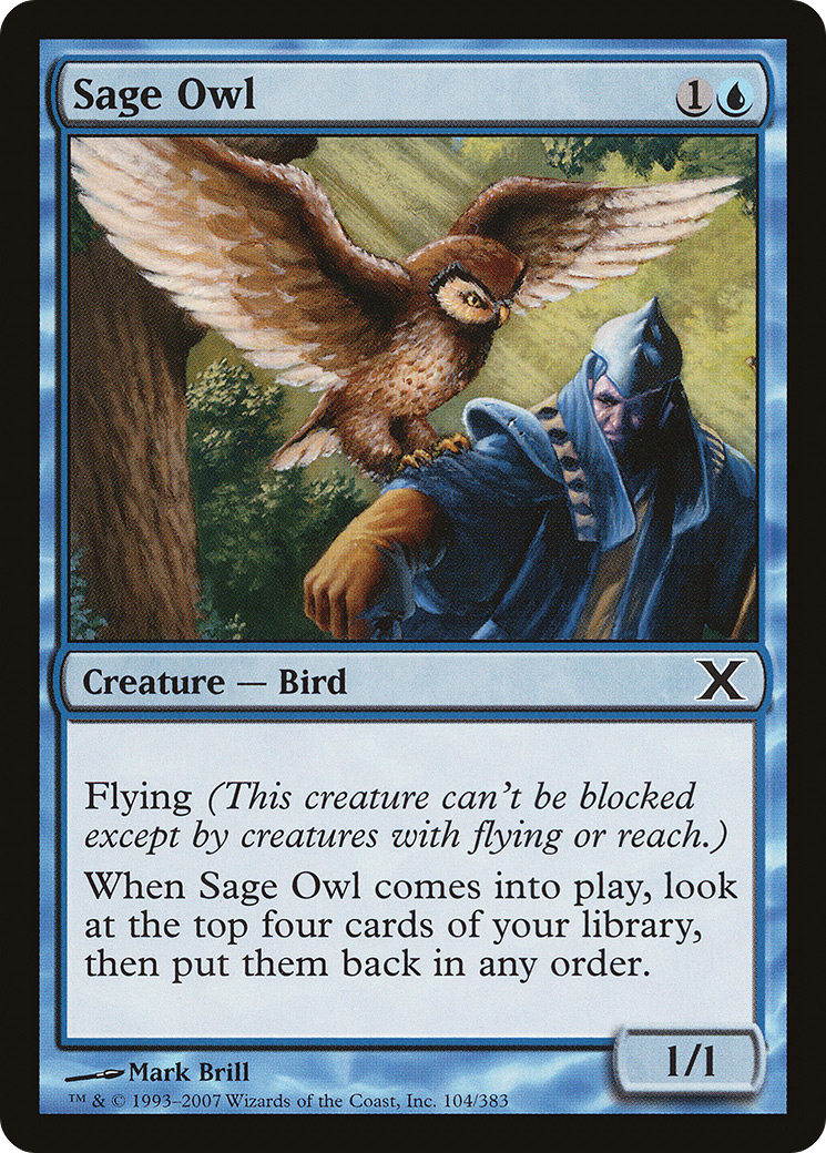 Image of Sage Owl (10E-104) - Tenth Edition