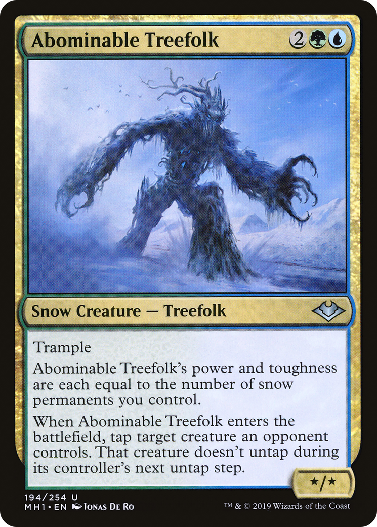 Image of Abominable Treefolk (MH1-194) - Modern Horizons