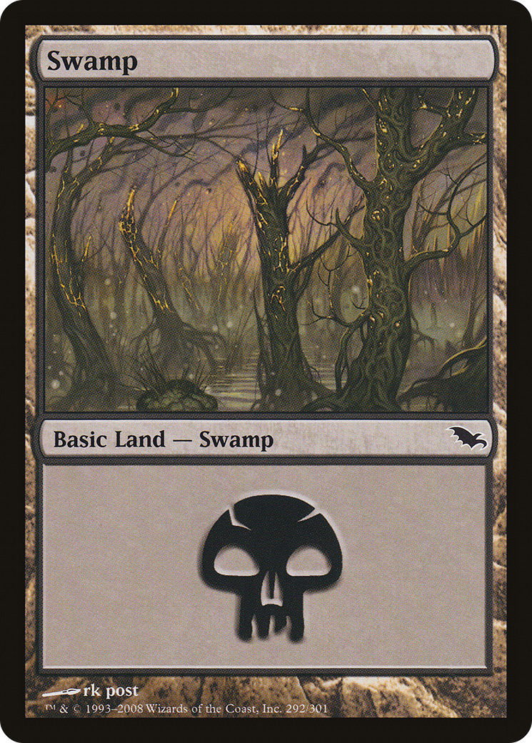 Image of Swamp (292) (SHM-292) - Shadowmoor