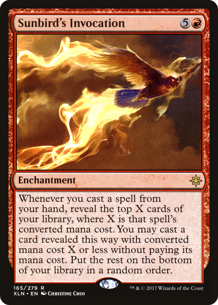 Image of Sunbird's Invocation (XLN-165) - Ixalan Foil
