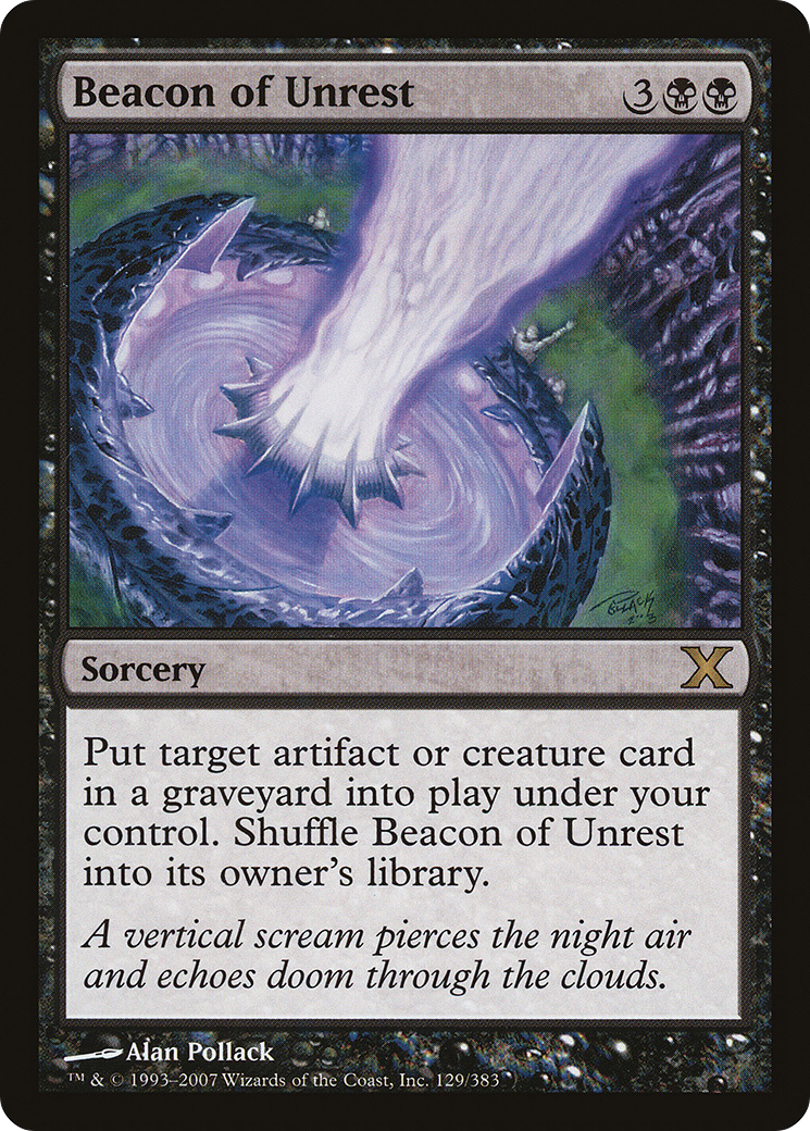 Image of Beacon of Unrest (10E-129) - Tenth Edition Foil
