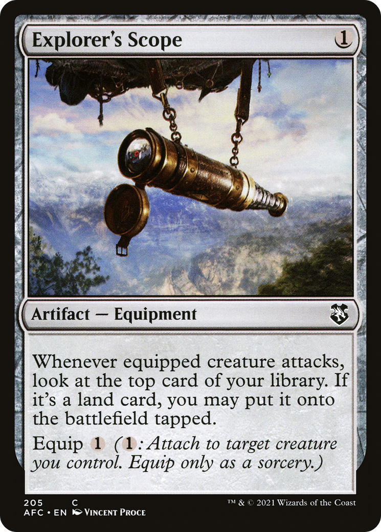 Image of Explorer's Scope (AFC-205) - Forgotten Realms Commander