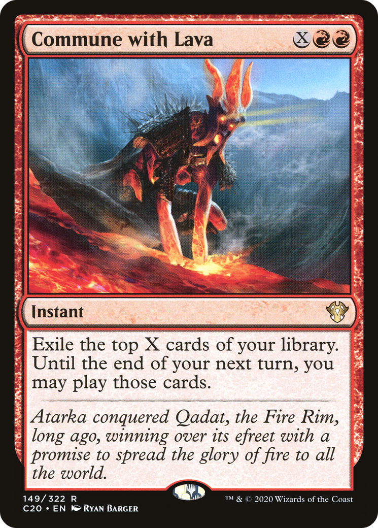 Image of Commune with Lava (C20-149) - Commander 2020
