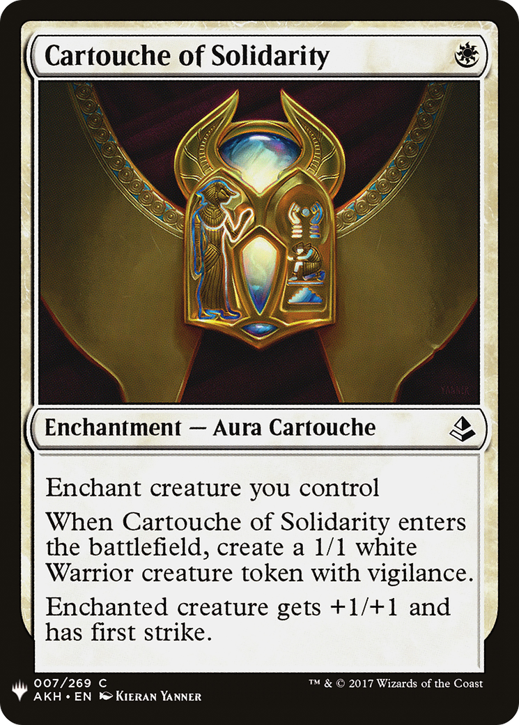 Image of Cartouche of Solidarity (LIST-007) - The List