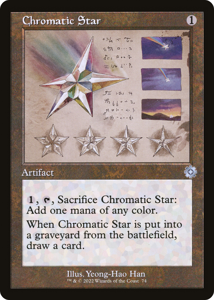 Image of Chromatic Star (Schematic) (BRR-074) - The Brothers' War Retro Artifacts