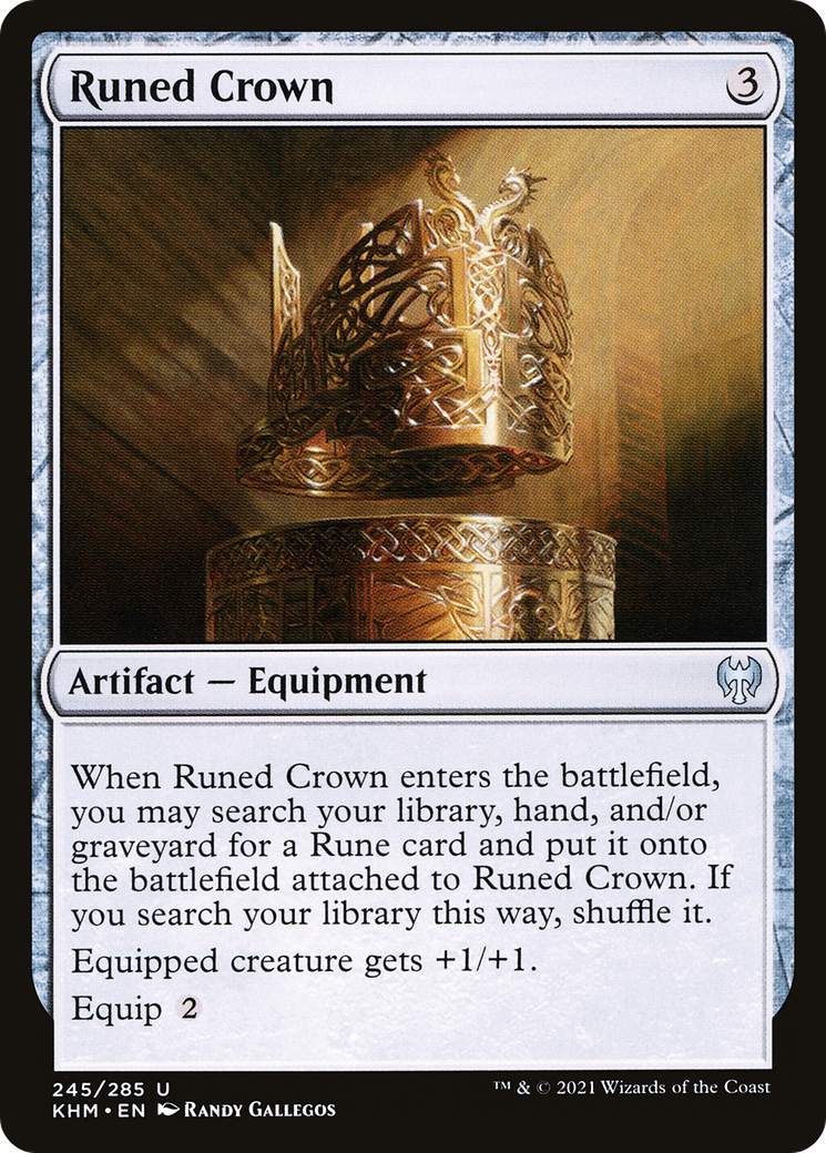Image of Runed Crown (KHM-245) - Kaldheim
