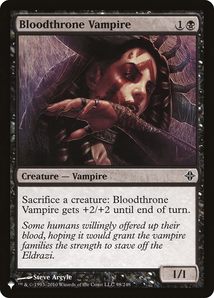 Image of Bloodthrone Vampire (LIST-ROE-98) - The List