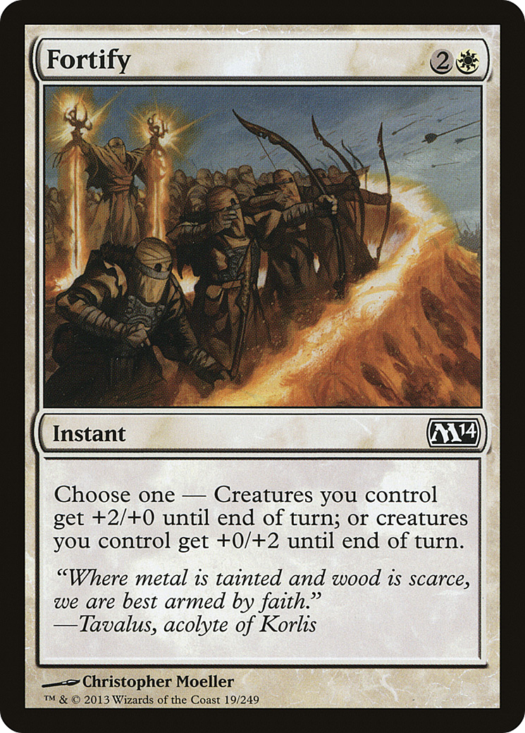 Image of Fortify (M14-019) - Magic 2014 Foil