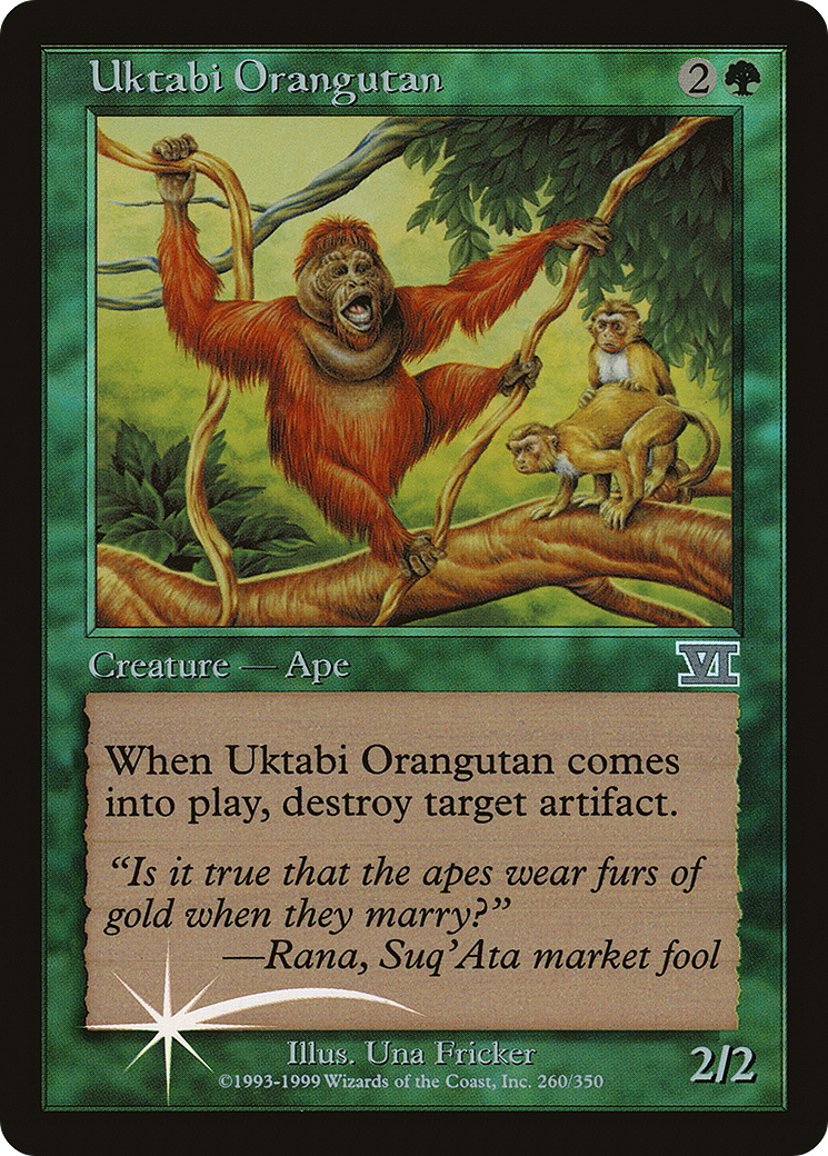 Image of Uktabi Orangutan (ARENA-) - Arena League 2000 Foil