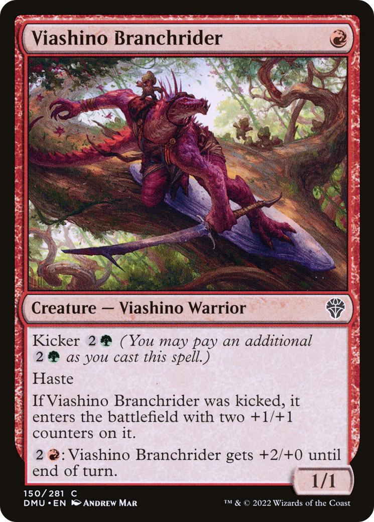 Image of Viashino Branchrider (DMU-150) - Dominaria United Foil