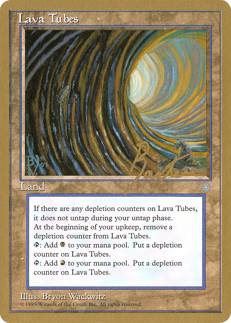 Image of Lava Tubes - 1996 George Baxter (ICE) (WCD-) - Pro Tour Collector Set