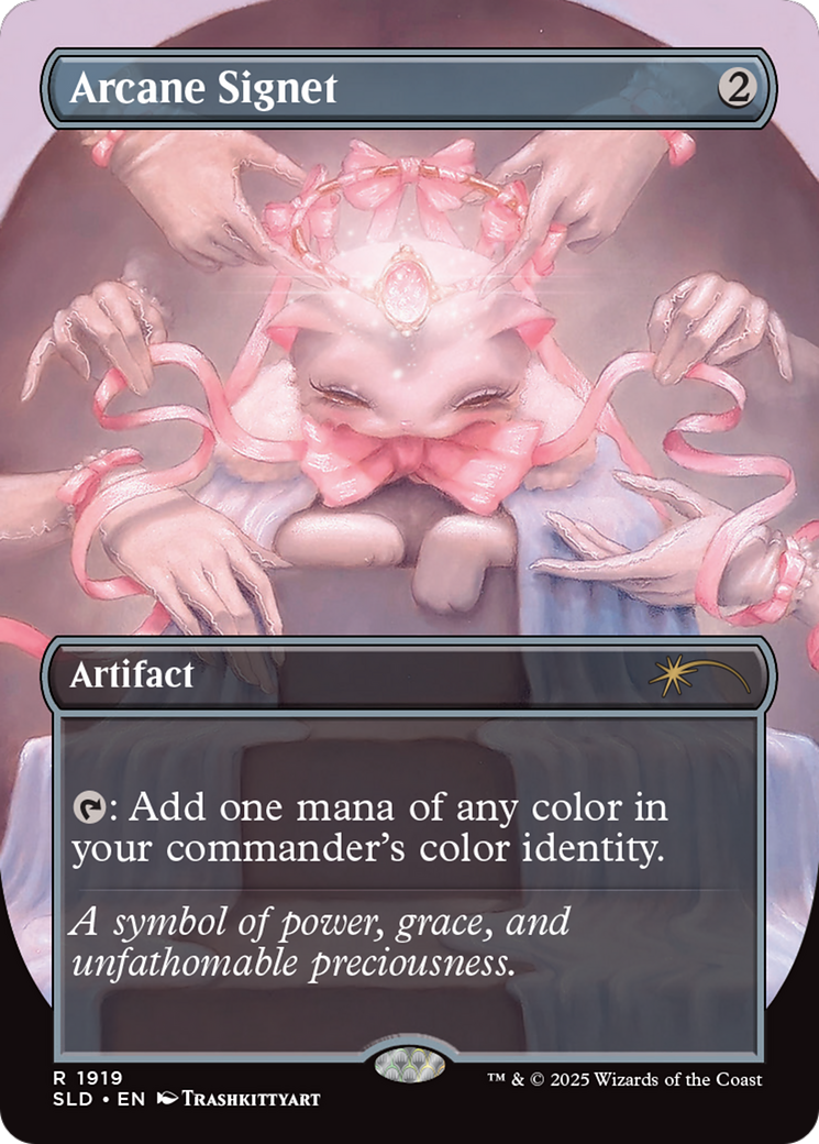 Image of Arcane Signet (1919) (SLD-1919) - Secret Lair Drop (Borderless)
