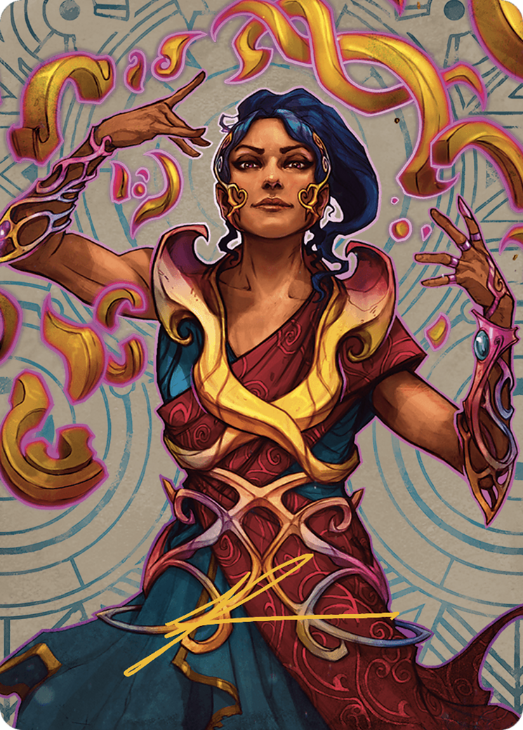 Image of Saheeli, the Sun's Brilliance // Saheeli, the Sun's Brilliance (ALCI-052) - The Lost Caverns of Ixalan Art Series (Borderless)