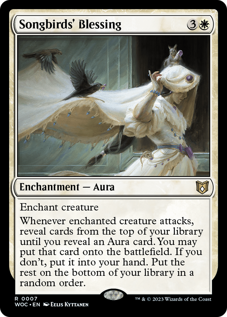 Image of Songbirds' Blessing (WOC-007) - Wilds of Eldraine Commander