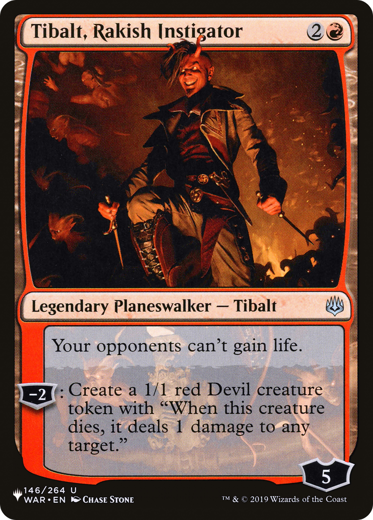Image of Tibalt, Rakish Instigator (LIST-146/264) - The List