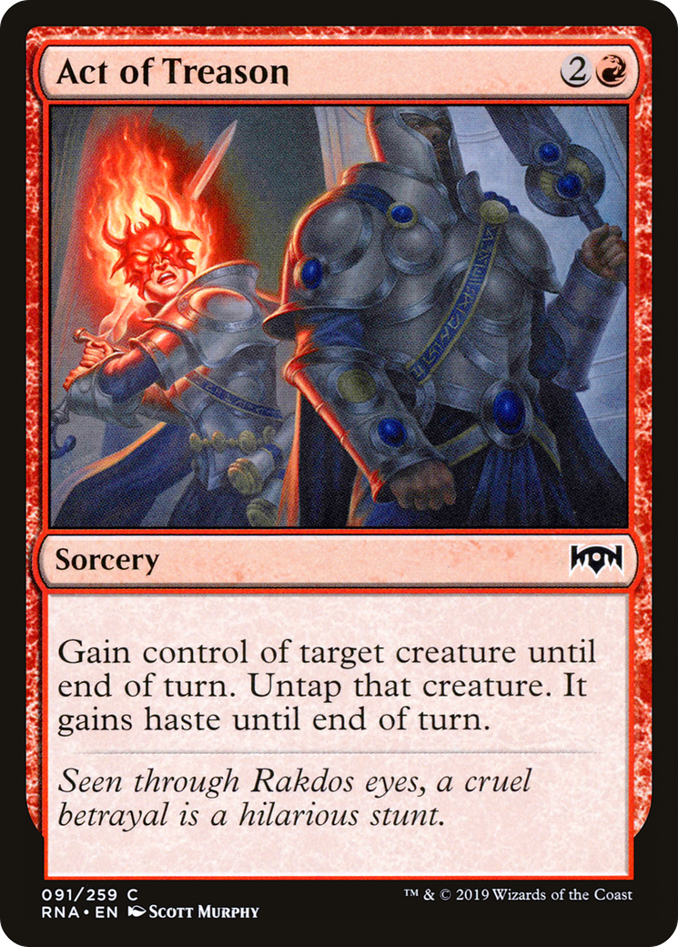 Image of Act of Treason (RNA-091) - Ravnica Allegiance