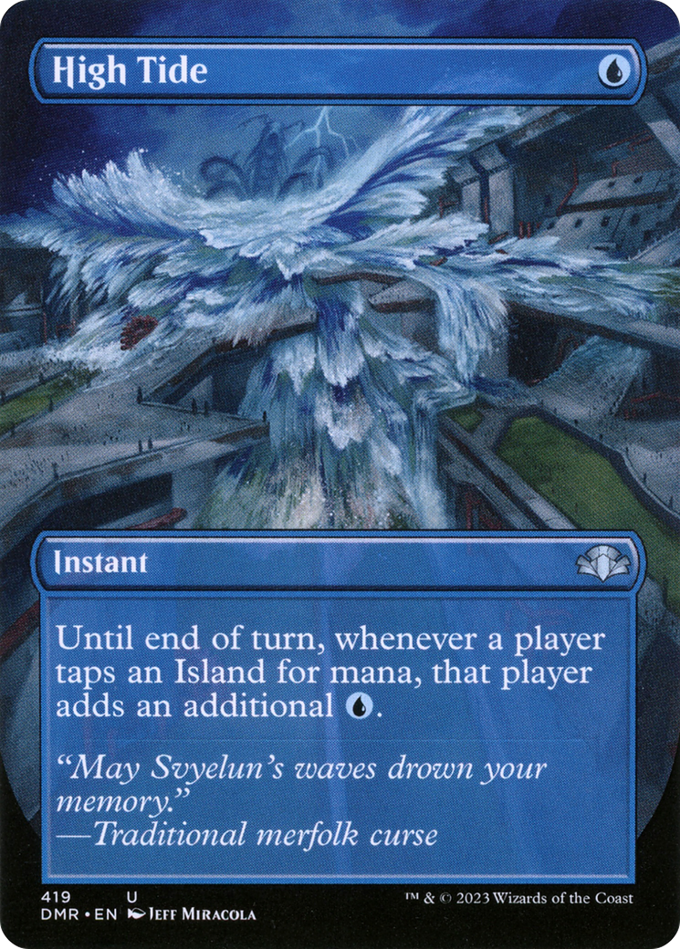 Image of High Tide (Borderless) (DMR-419) - Dominaria Remastered (Borderless)