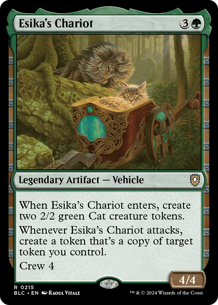 Image of Esika's Chariot (BLC-215) - Bloomburrow Commander