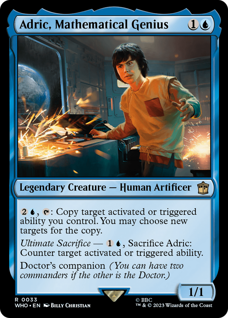 Image of Adric, Mathematical Genius (WHO-033) - Doctor Who Foil