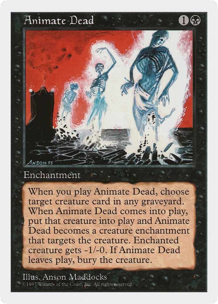 Image of Animate Dead (5ED-002) - Fifth Edition