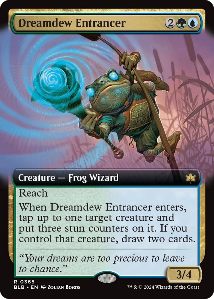 Image of Dreamdew Entrancer (Extended Art) (BLB-365) - Bloomburrow: (Extended Art) Foil