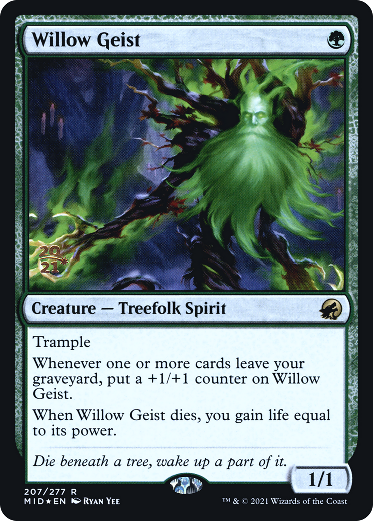 Image of Willow Geist (PRE-207S) - Innistrad: Midnight Hunt Promos Foil
