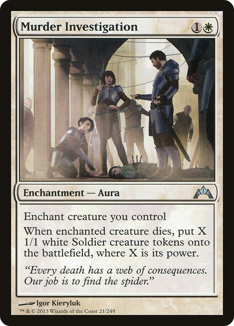 Image of Murder Investigation (GTC-021) - Gatecrash Foil