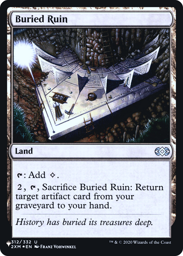 Image of Buried Ruin (LIST-312) - The List Foil