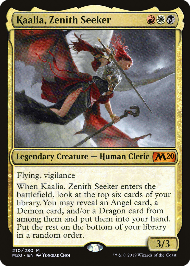 Image of Kaalia, Zenith Seeker (M20-210) - Core Set 2020 Foil