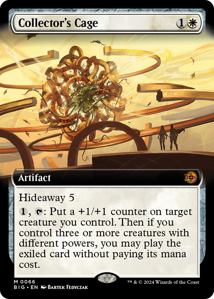 Image of Collector's Cage (Extended Art) (BIG-066) - The Big Score: (Extended Art) Foil