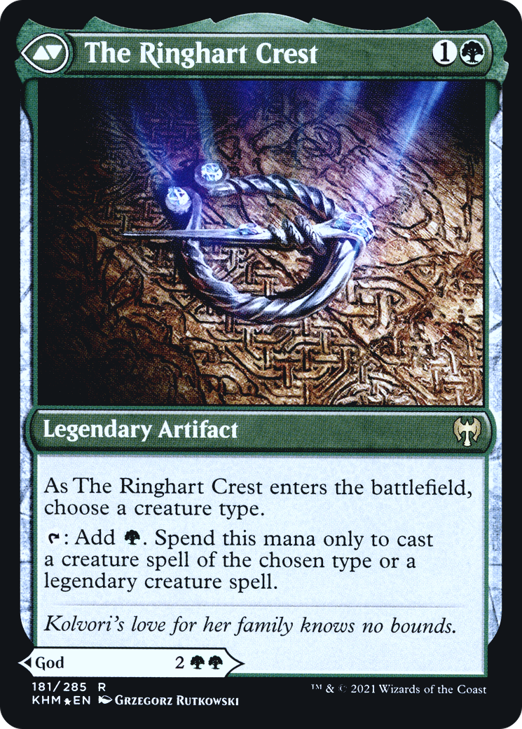 Image of Kolvori, God of Kinship (PRE-181) - Kaldheim Promos Foil