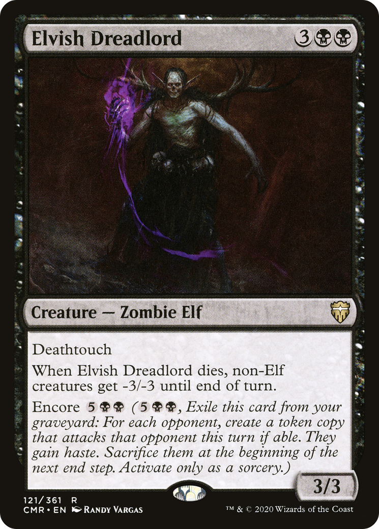 Image of Elvish Dreadlord (CMR-121) - Commander Legends Foil
