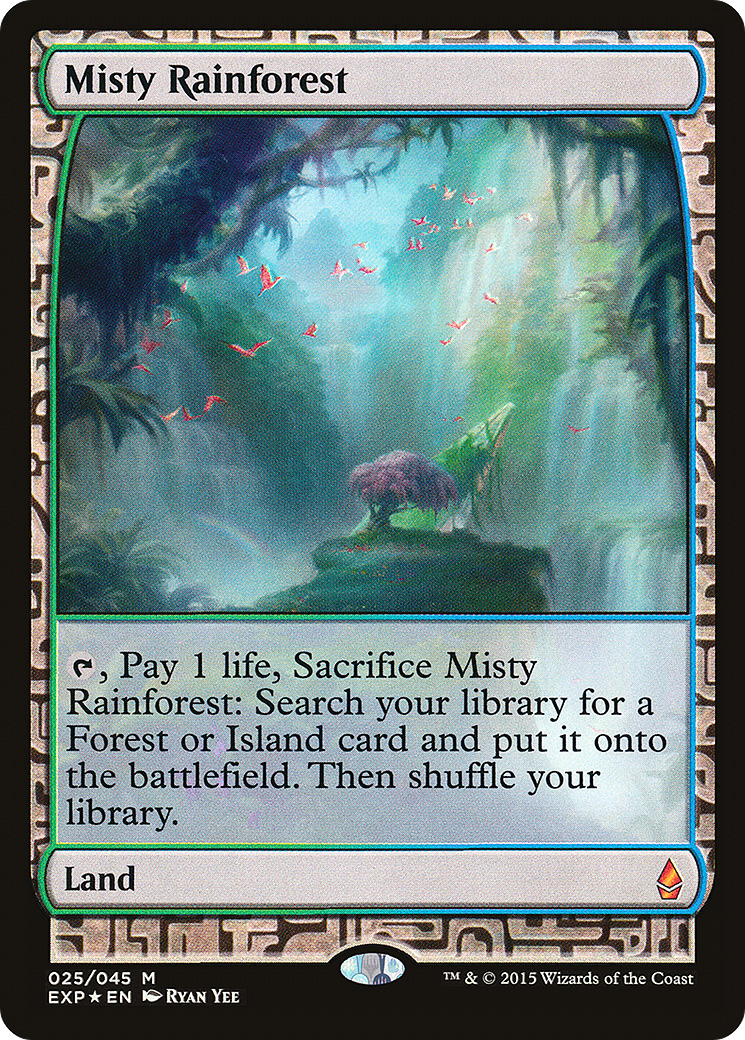 Image of Misty Rainforest (EXP-025) - Zendikar Expeditions Foil