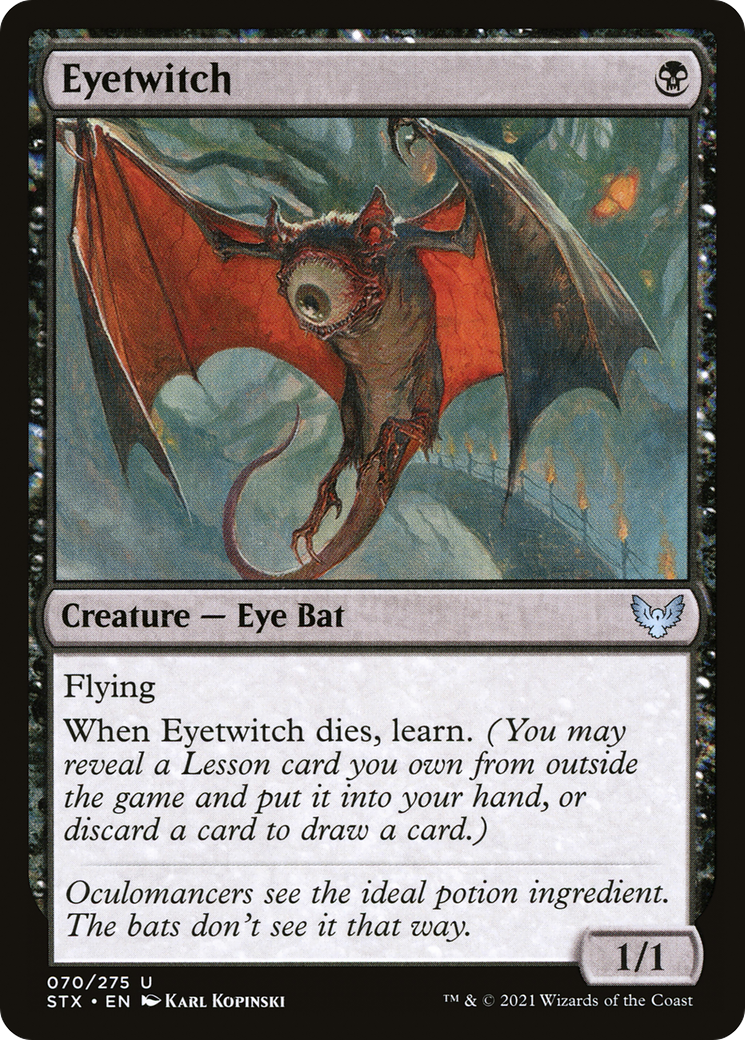 Image of Eyetwitch (STX-070) - Strixhaven: School of Mages