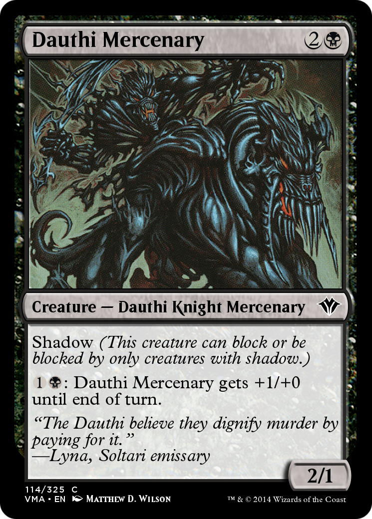 Image of Dauthi Mercenary (VMA-114) - Vintage Masters Foil