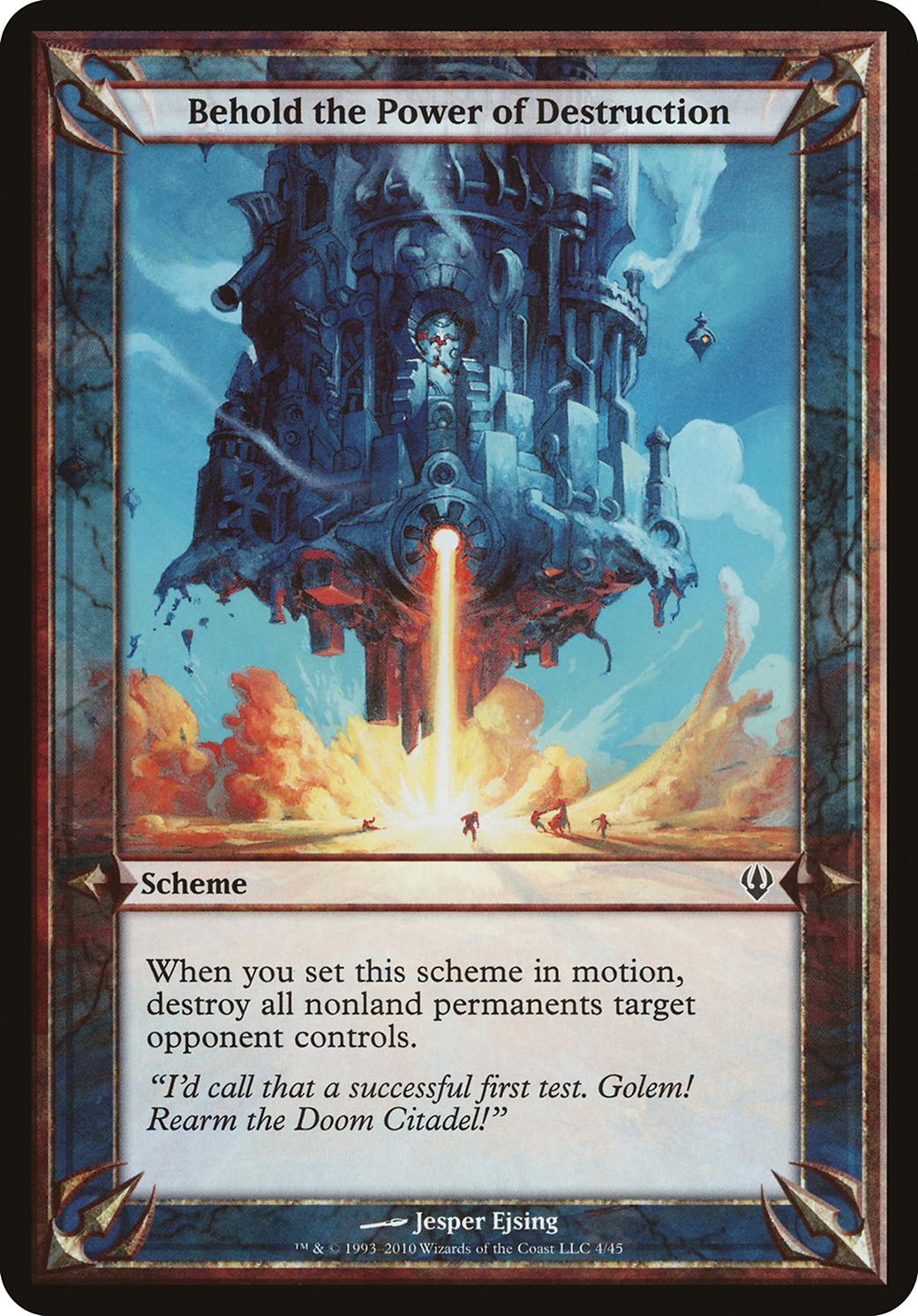 Image of Behold the Power of Destruction (Archenemy) (OVER-) - Archenemy Schemes