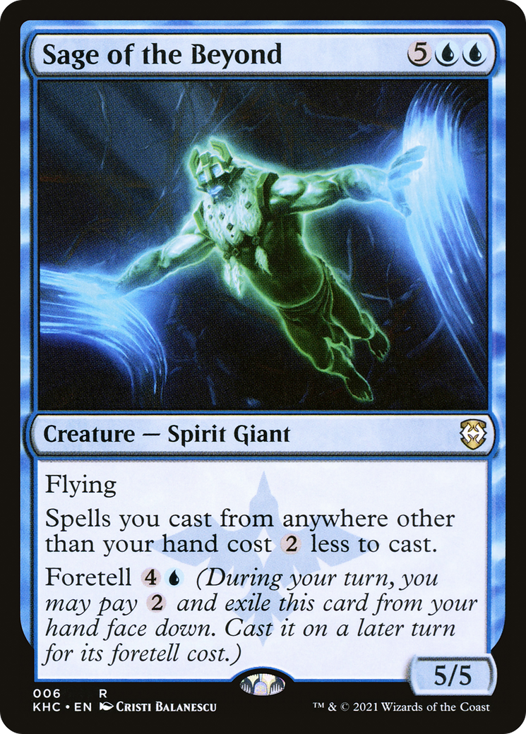 Image of Sage of the Beyond (KHC-006) - Kaldheim Commander