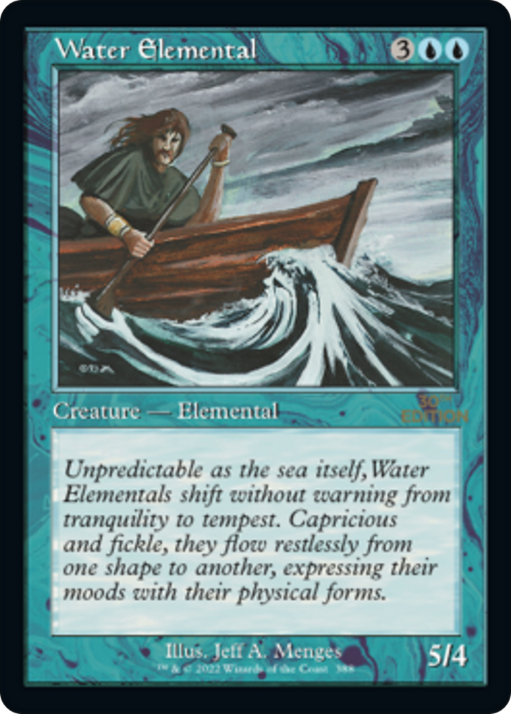 Image of Water Elemental (Retro Frame) (30A-388) - 30th Anniversary Edition