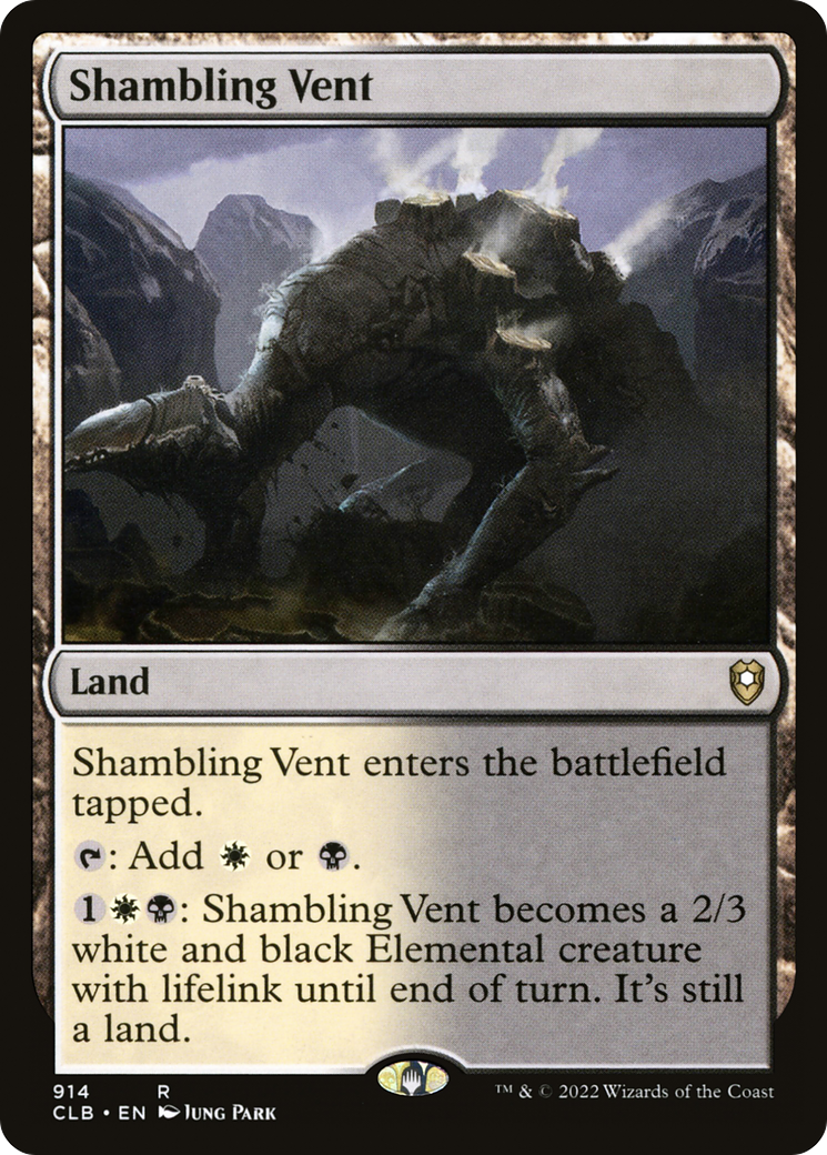 Image of Shambling Vent (CLB-914) - Commander Legends: Battle for Baldur's Gate