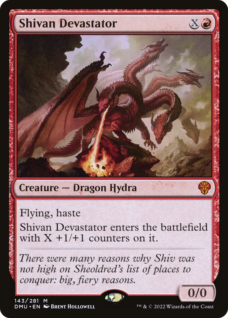 Image of Shivan Devastator (DMU-143) - Dominaria United