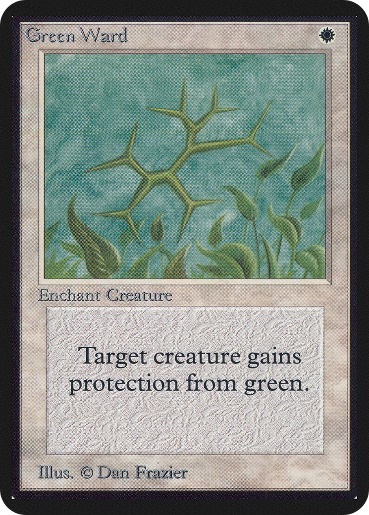 Image of Green Ward (LEA-) - Limited Edition Alpha
