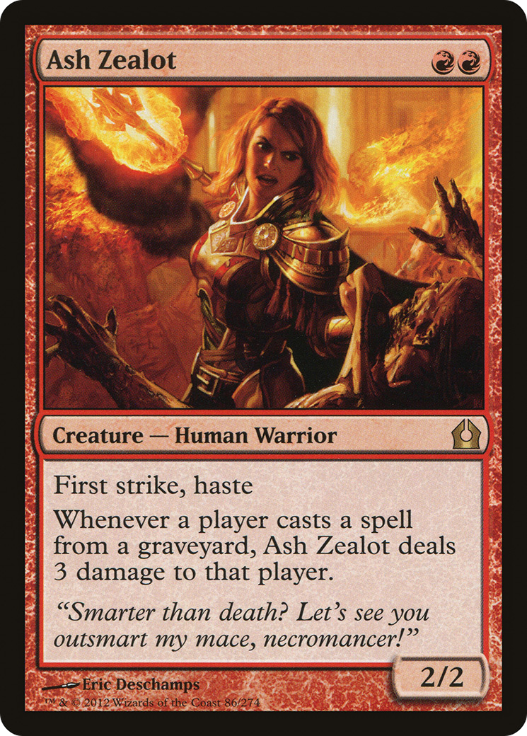 Image of Ash Zealot (RTR-086) - Return to Ravnica Foil