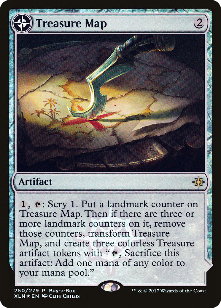 Image of Treasure Map (BABP-250) - XLN Treasure Chest: (compasslanddfc) Foil