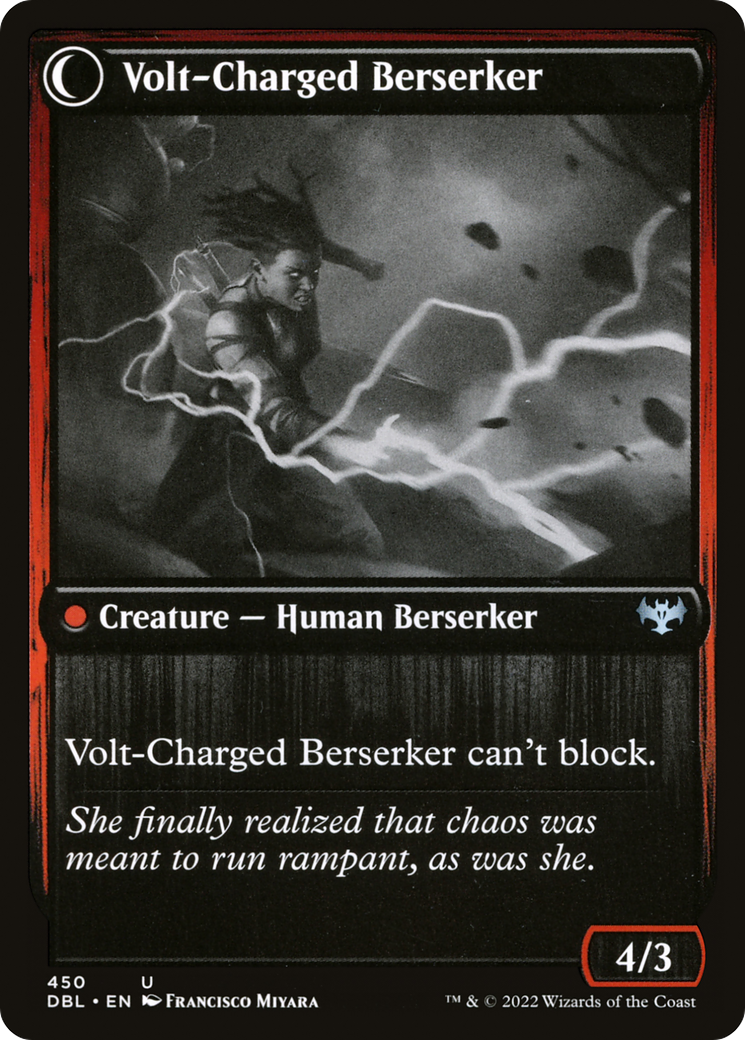 Image of Voltaic Visionary (DBL-450) - Innistrad: Double Feature: (Double Faced Transform) Foil